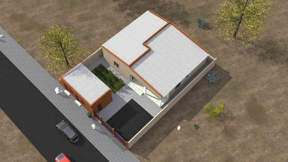 Habiter autrement — Conception · Rendu 3D